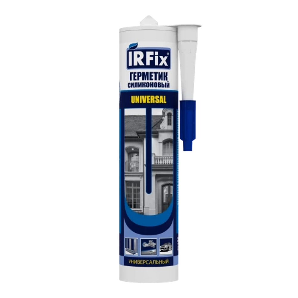 IRFix Universal Герметик силиконовый универсальный 310мл (Коричневый, RAL 8028)
