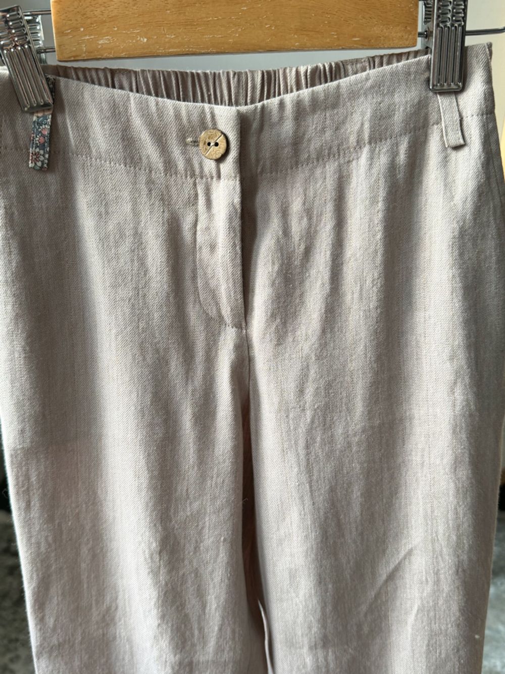 Брюки из хлопка и льна Migle Cashmere, 128