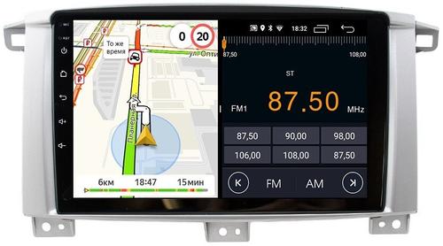 Магнитола для Toyota Land Cruiser 105 1998-2007 - Parafar PF451FHD на Android 13, CarPlay, 4G SIM-слот