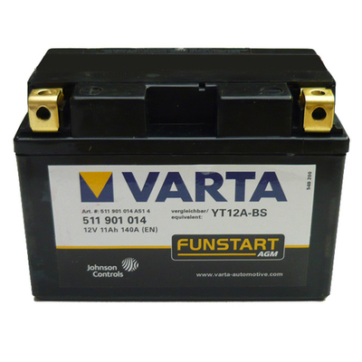 VARTA YT12A-BS аккумулятор