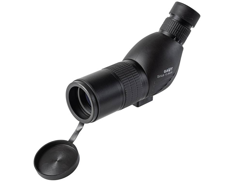 Зрительная труба GAUT Sirius 12-36x50, линзы BK7, штатив, цвет - черный, 487г