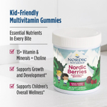 Nordic Naturals, мультивитамины Nordic Berries, для детей от 3 лет, со вкусом вишни и ягод, 120 жевательных таблеток