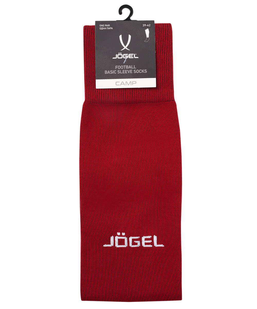 Гольфы футбольные CAMP BASIC SLEEVE SOCKS, гранатовый/белый