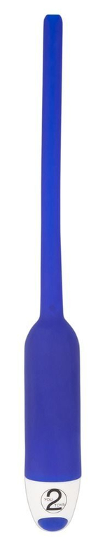 Полый уретральный вибростимулятор Dilator Vibrator (Цвет: синий)