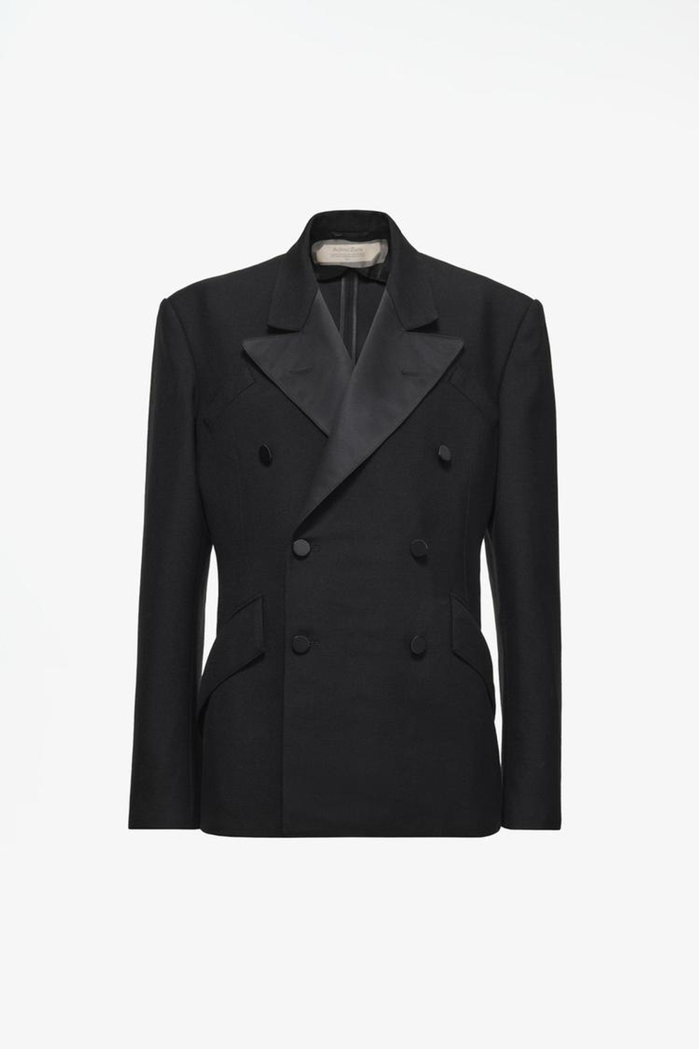 ZARA X JOHN GALLIANO ПРИТАЛЕННЫЙ ПИДЖАК, ЧЕРНЫЙ