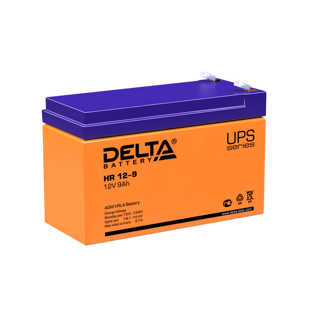 Аккумулятор DELTA HR 12-100 | 100 Ач | 12В AGM