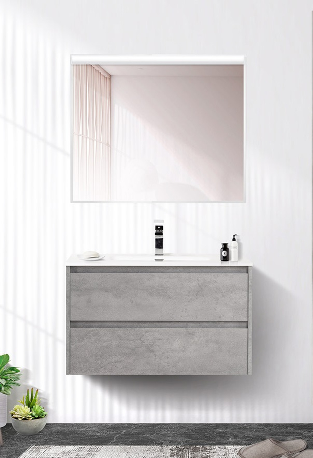 Тумба подвесная под раковину BelBagno KRAFT-600-2C-SO-CG