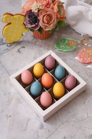Конфеты половинки яиц