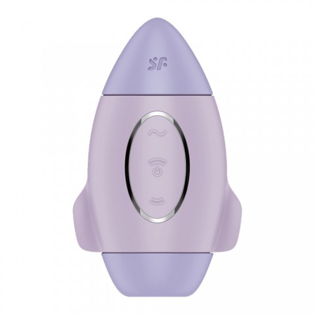 Стимулятор клитора с воздушной стимуляцией и вибрацией Satisfyer Mission Control (лиловый)