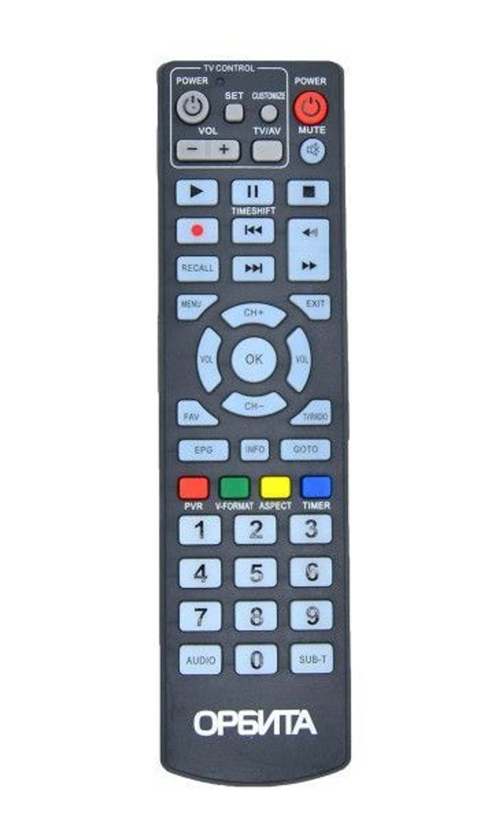Пульт для приставки ОРБИТА HD925 и др.