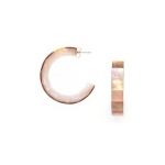 Серьги Nature Bijoux, San Lazzaro, полукольца, с перламутровой мозайкой, NB25.2-12-90295 (бежевый)