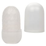 Двусторонний мастурбатор с серым стимулирующим шариком Reversible Squishy Ball Stroker (Цвет: прозрачный)