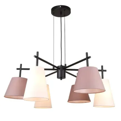 Подвесная люстра Carino 4621-6P, 6*E14*40W. ТМ F-Promo