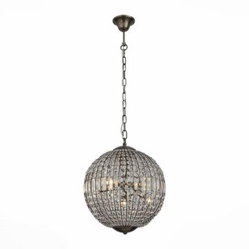 Люстра подвесная 5*E14 SL226.303.05 бронза/прозрачный Mondo ST-Luce