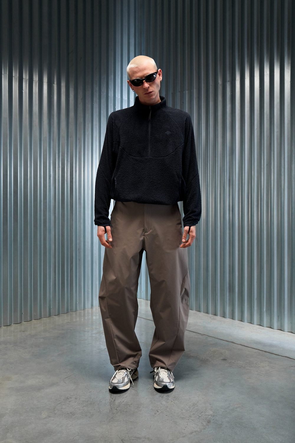 Лонгслив Nothomme Blue P-down Lightweight Half-zip Longsleeve "Ancient Indigo"