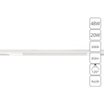 Магнитный трековый светильник Arte Lamp OPTIMA A7284PL-1WH