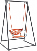Качели плетеные Scab Design Lisa Swing, голубой, оранжевый