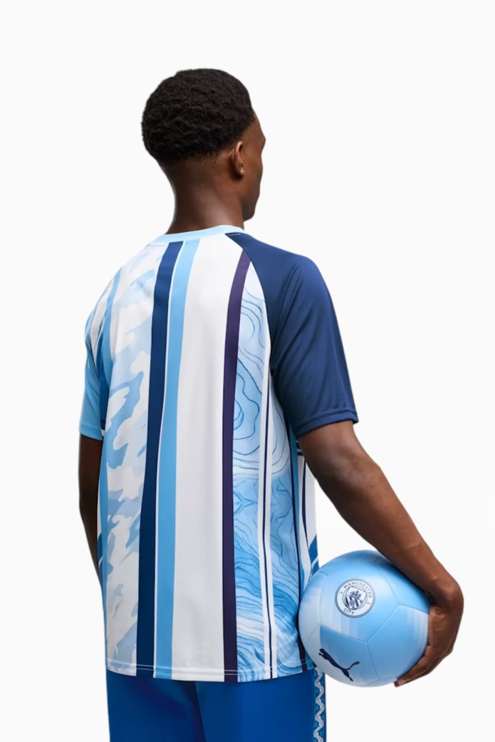 Футболка Puma Manchester City 26/27 Warm-Up - голубой
