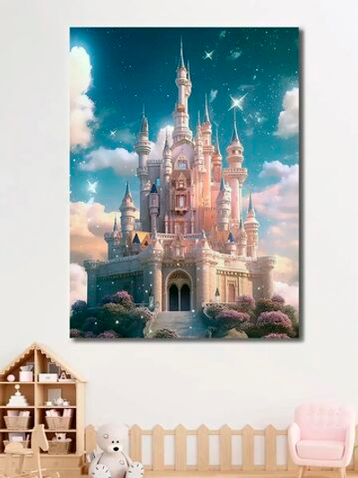 Картина "Сказочный дворец", интерьерная 30х40см 1шт.