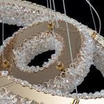 Citilux CLOUDY CL323172 LED Люстра хрустальная подвесная