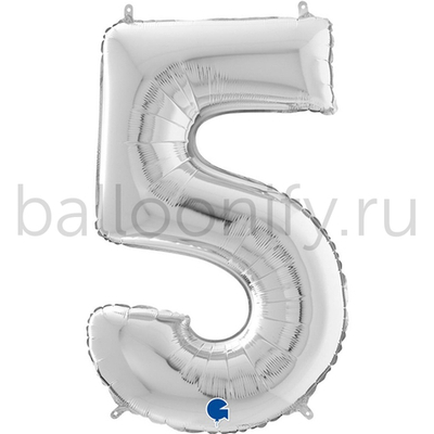 Шар ЦИФРА 5 Gold 26" 66 см