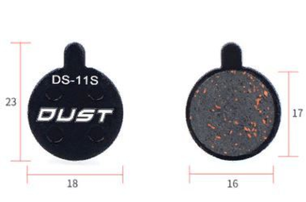 Колодки тормозные Risk Dust DS-11S