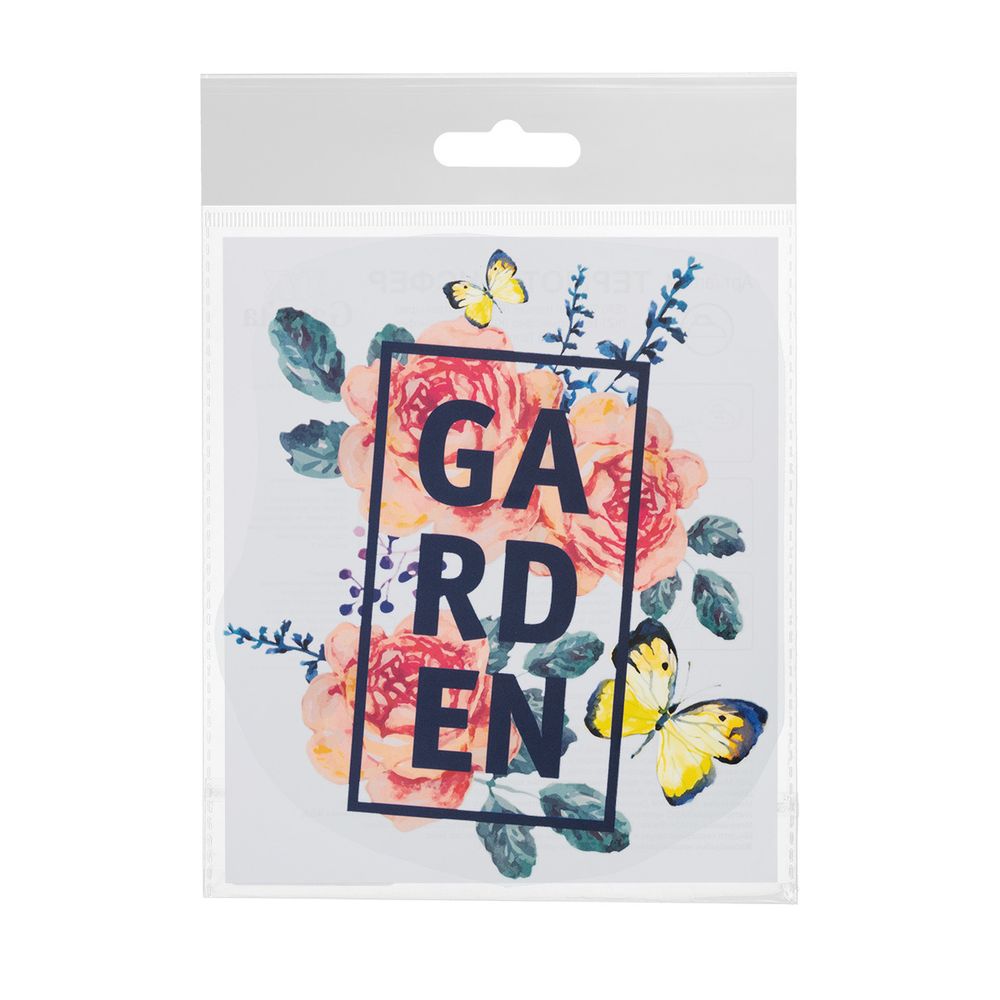 Термотрансфер "Garden" 15х13 см, 1 шт, Gamma M №02 М-231