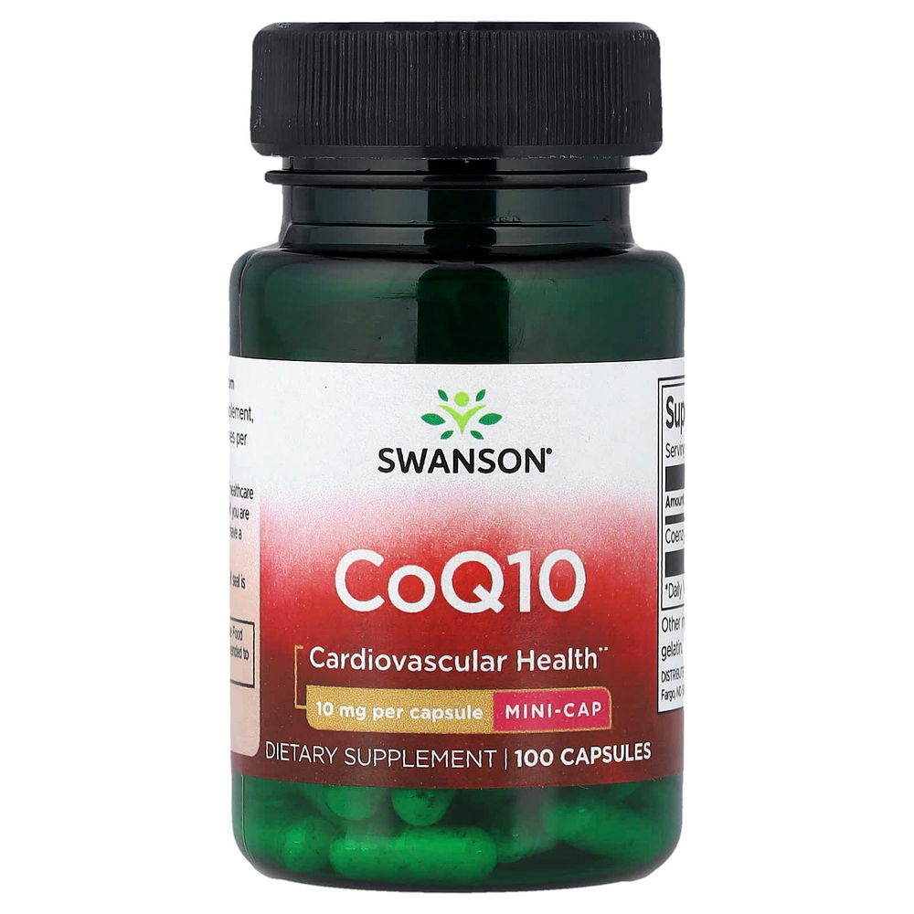 Swanson Vitamins, CoQ10, 10 мг, 100 капсул
