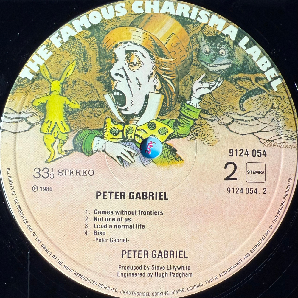 Peter Gabriel - Peter Gabriel (Голландия 1980г.)