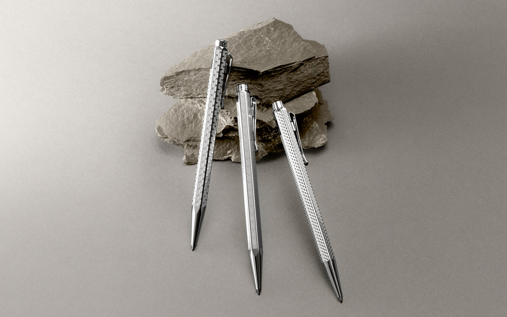 Carandache Ecridor Chevron PP латунь палладиевое покрытие (890.286)