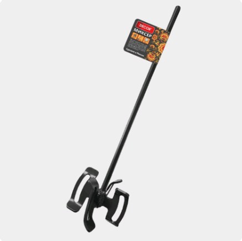 Миксер для сухих смесей d120 мм, 600 мм, шестигранная резьба  ПРОФИ  DECOR /999-120.