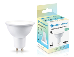 190904 LED MR16 9W IC GU10 4000K 175-265V 38°