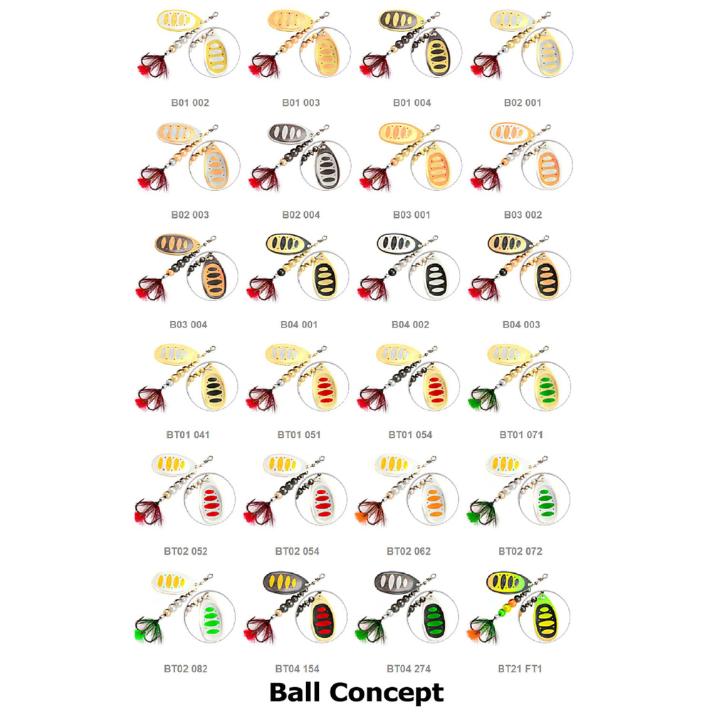 Блесна вращающаяся Pontoon21 BALL CONCEPT, #2.5, B04-001