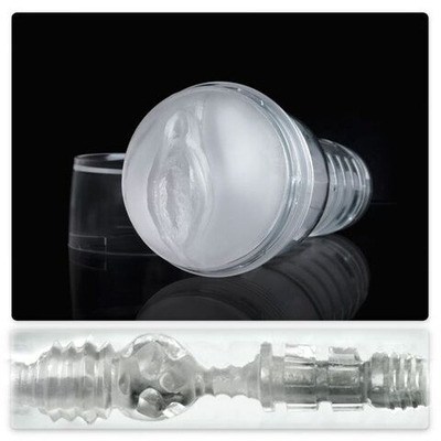 Прозрачный мастурбатор-вагина Fleshlight - Ice Lady Crystal (Цвет: прозрачный)