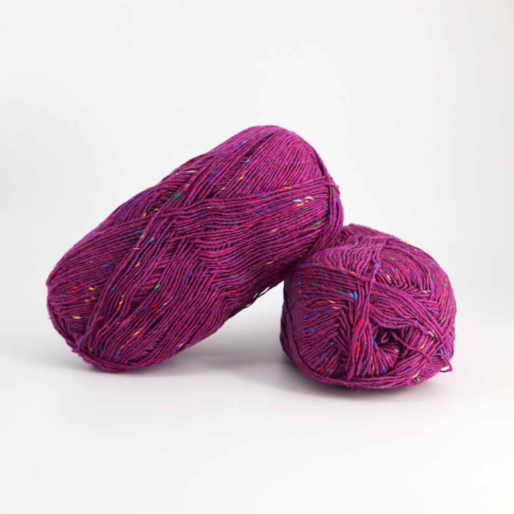 Soft Donegal Tweed 1/3.8 Nm - 5566 Fuschia