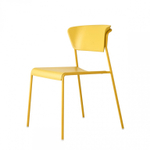 Стул пластиковый Scab Design Lisa Technopolymer, желтый