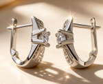 Ювелирные серьги из серебра 925 пробы