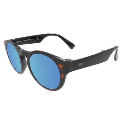 Спортивные очки HILX Switch Blade / Shiny Tortoise / Blue Lens