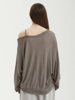 Женская Толстовка One-shoulder Oversized