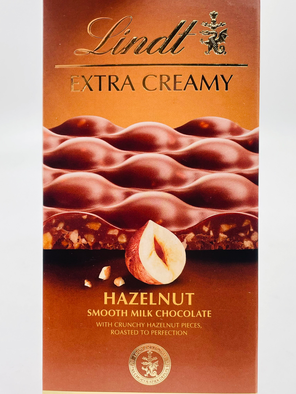 Шоколад Lindt молочный с фундуком Extra creamy 80 г