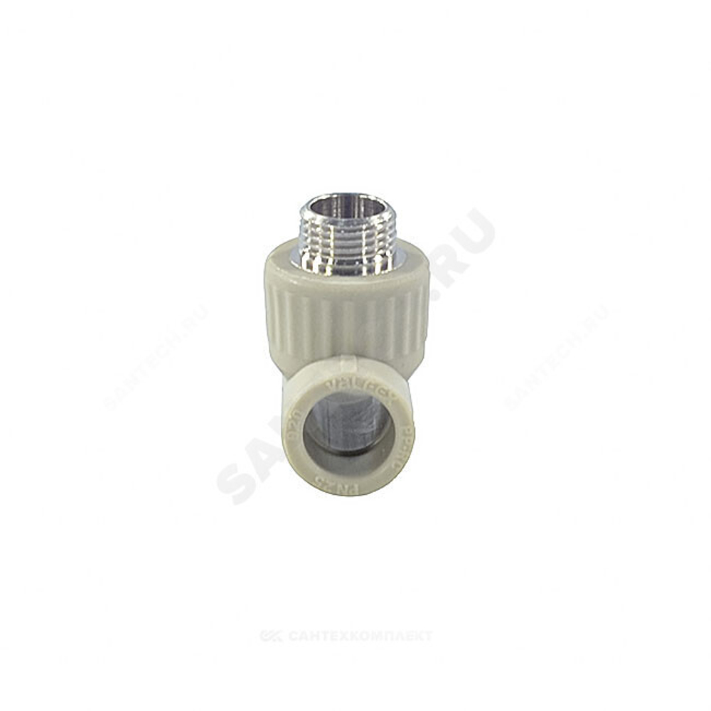 Тройник PP-R комбинированный серый Дн 32х1" НР VALFEX 10128032Г