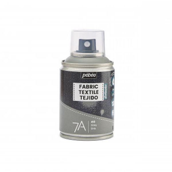 Краска для текстиля аэрозольная 7А Spray 100 мл, св.серый 805413, Pebeo
