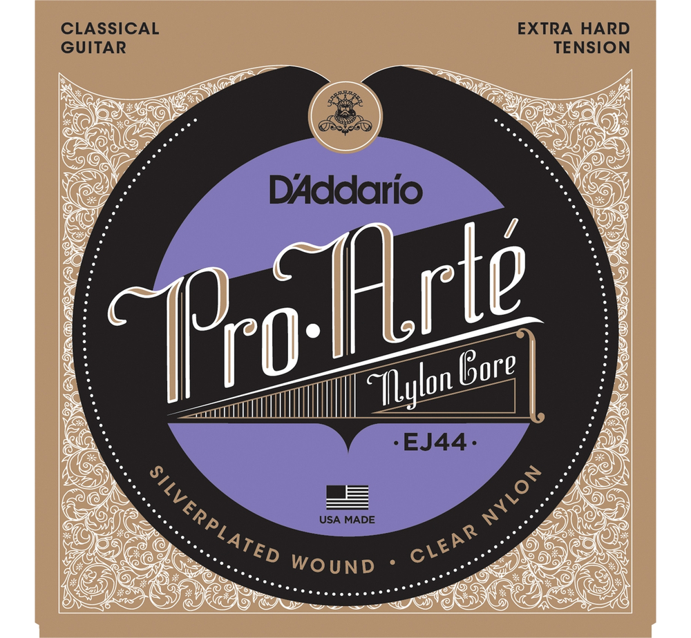 D'ADDARIO EJ44 - струны для классической гитары, серебро (Silver), X-Hard Tension