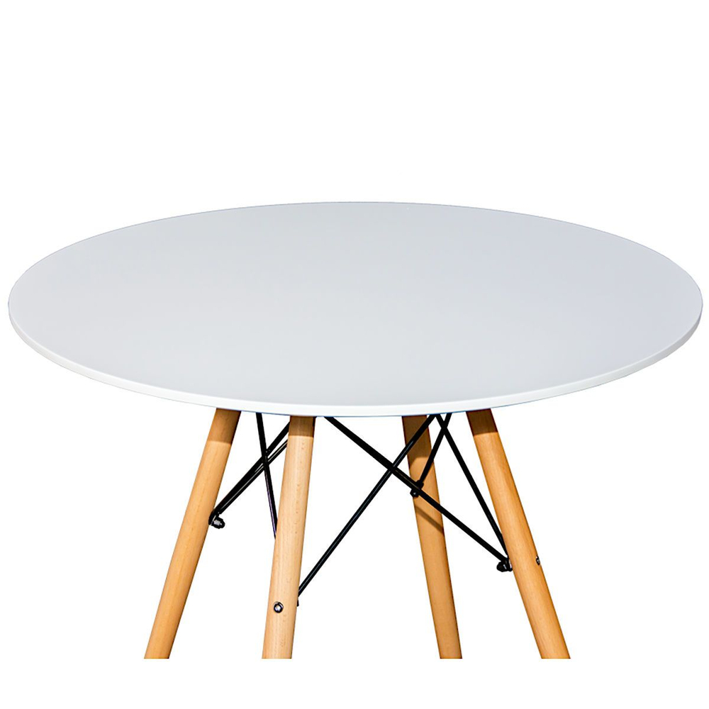 Стол LA ALTA EAMES DSW D80 белый