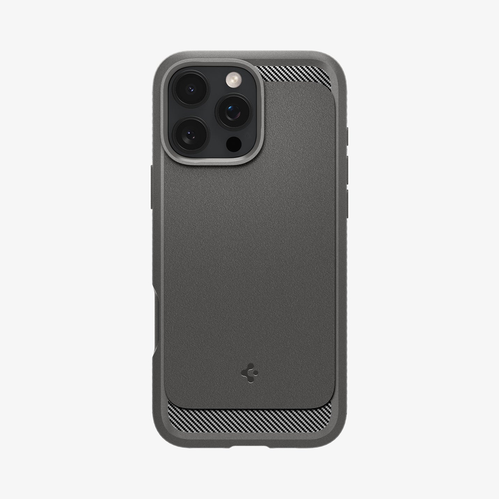 Чехол Spigen Rugged Armor Mag для iPhone 16 Pro Max с MagSafe Gray