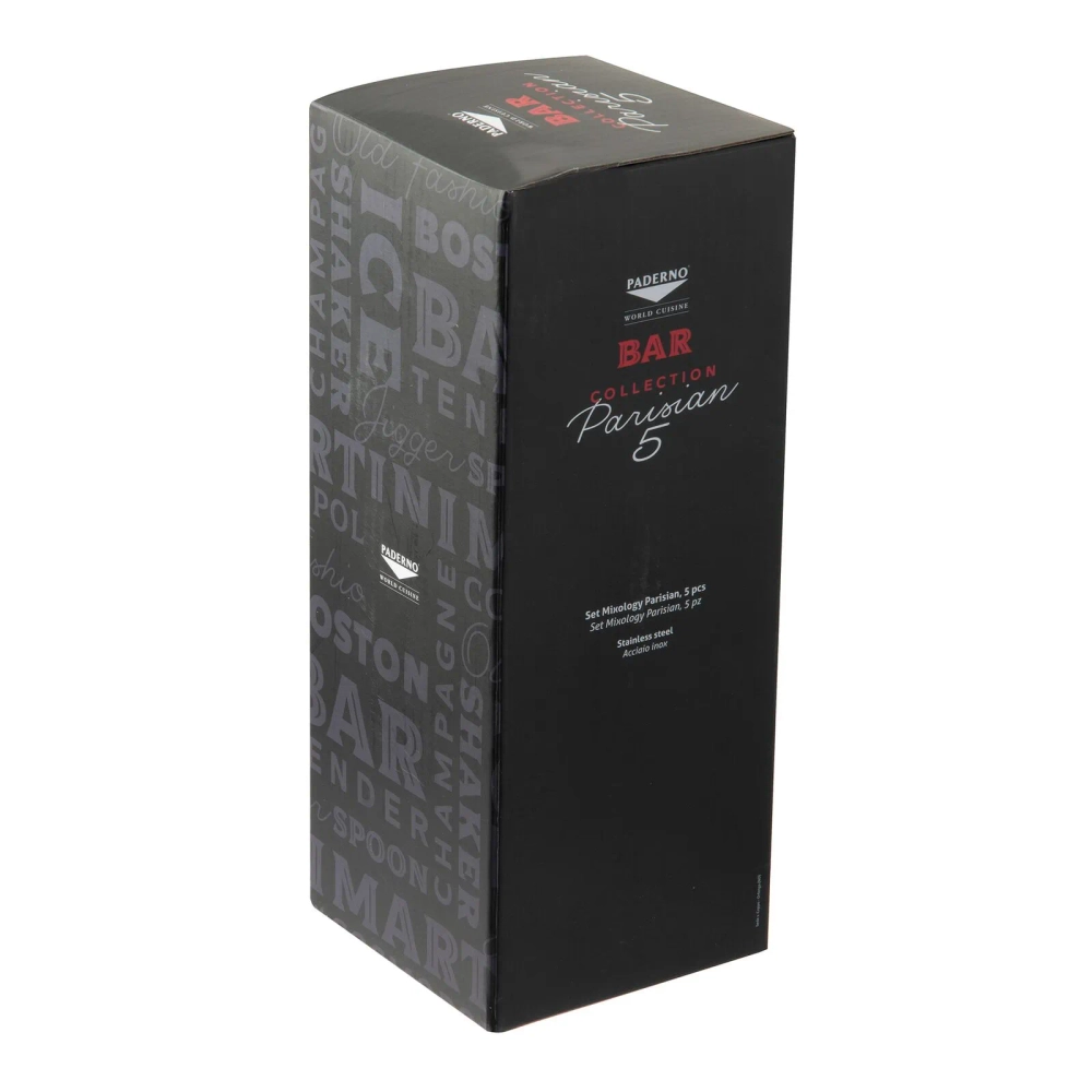 Paderno Парижский барменский набор 5 предметов золото EAN 8014808424199