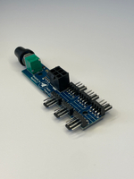 Регулятор оборотов ШИМ (PCIe 6pin) до 8 кулеров 4pin, 12В, Model 2