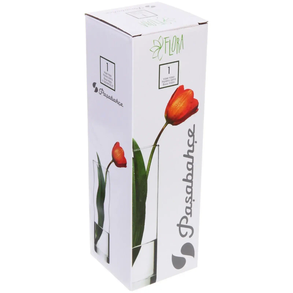 Ваза «FLORA» 265 мм., Гравировка «Вереск» G43767/01