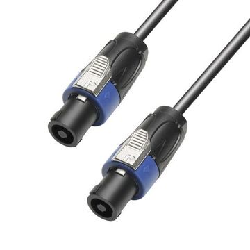 Adam Hall K4S425SS0040 - кабель спикерный Speakon 4-pole - Speakon 4-pole, 4 x 2.5 мм2, 0.4 м, черны