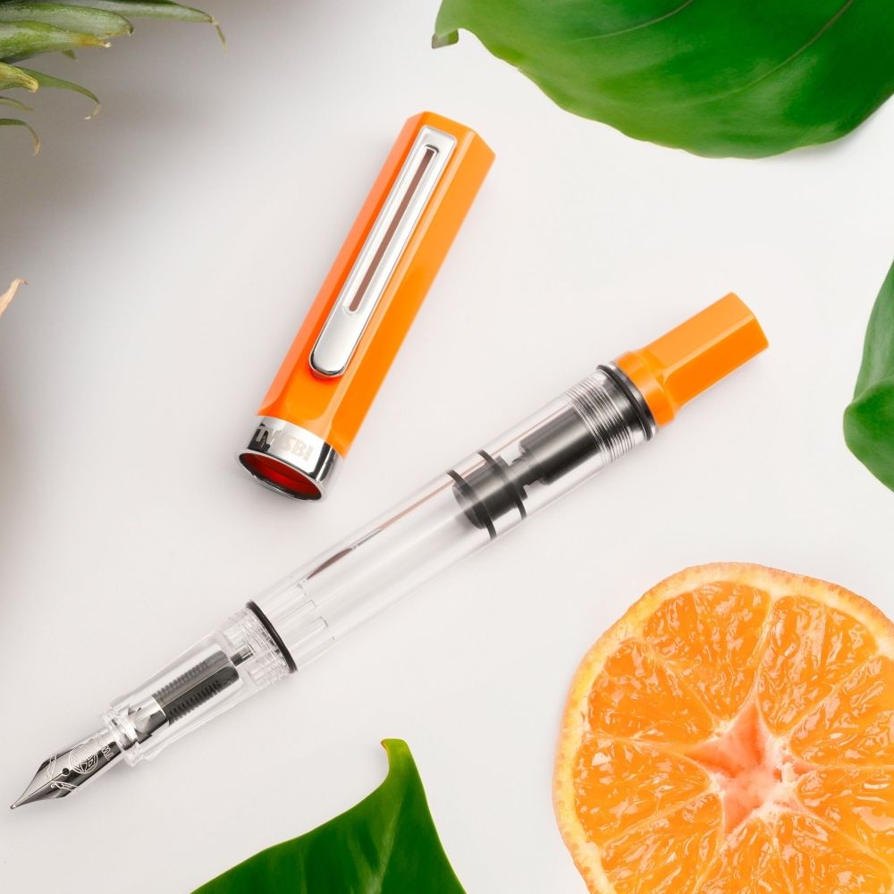 Ручка перьевая TWSBI ECO оранжевая с пером F (M2531830) 4